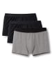 Calida Boxershort 3er Pack in Schwarz/Grau