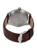 Jacques Lemans Herren-Armbanduhr Derby Grün / Braun / Silber