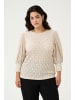 KAFFE curve Bluse langarm KCtia Regular fit in Feather Gray