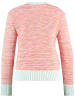 Gerry Weber Jacke Strick in Lila/Pink/Ecru/Weiss Gemustert