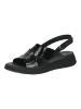 Caprice Sandalen in Schwarz Lack