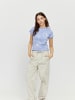 MAZINE T-Shirt Ash T in blue lilac/printed