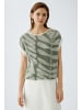 Oui Pullunder in white green