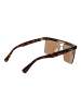 Max Mara Frauen Sonnenbrille Browline Braun