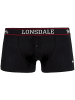 Lonsdale Boxershort "Oakworth" in Schwarz