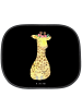 Mr. & Mrs. Panda Sonnenschutz Auto Giraffe Blumenkranz ohne Spruch in Schwarz
