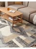 Beliani Kelim AYGEZARD in Bunt/Grau/Blau - (W) 200 x (H) 1 x (L) 300 cm