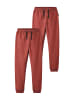 name it 2-er Set Basic Jogginghose Sweatpants Gefüttert NKMSWEAT in Rot-2