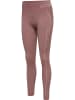 Hummel Hummel Leggings Hmlte Multisport Damen Dehnbarem Schnelltrocknend Nahtlosen in WITHERED ROSE/ROSE TAN MELANGE