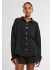 Urban Classics Urban Classics Ladies Oversized Musselin Blouse in black