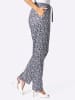 WITT WEIDEN Jersey-Hose in marine-millefleurs
