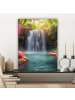 MuchoWow Leinwand bilder Tropischer Wasserfall (BxH)
