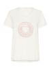 Cream T-shirt CRFrisa A-shape in Snow White