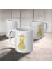 Mr. & Mrs. Panda Kaffeetasse Giraffe Blumenkranz ohne Spruch in Weiß