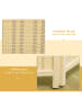 HOMCOM Paravent in Naturholz 180L x 1,7B x 180H cm