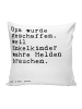 Mr. & Mrs. Panda Deko Kissen Opa wurde geschaffen, weil... mit S... in Weiß