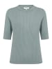 Soaked in Luxury Langarm-Shirt SLSpina Gerade Passform in Silver Blue