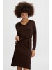 ICHI A-Linien-Kleid IHKAVA DR2 20117254 in braun