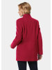 GOLDNER Kurzgröße:  Wolljacke Wolljacke mit feinen Details in dunkelrot