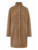Hessnatur Wollfleece Mantel in camelbraun