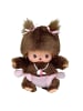 Monchhichi Bebichhichi | 13 cm | Monchhichi Puppe | Mädchen | Baby mit rosa Windel