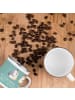 Mr. & Mrs. Panda Camping Emaille Tasse Verlobung Schritt mit Spruch in Meeresbrise