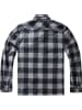 Brandit Hemd "Jeff Fleece Shirt Long Sleeve" in Schwarz