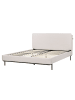 Beliani 2-tlg Doppelbett CORIO in Beige/Schwarz