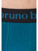 Bruno Banani Retro Short / Pant Flowing in Petrolgrün / Schwarz