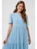 Cream Kleid CRTiah A-shape in Ethnic Blue Tile