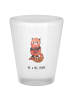 Mr. & Mrs. Panda Schnapsglas Roter Panda ohne Spruch in Transparent