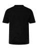 Men Plus Kurzarm T-Shirt in schwarz