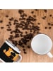 Mr. & Mrs. Panda Camping Emaille Tasse Hochzeit Liebe mit Spruch in Schwarz