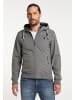 Schmuddelwedda Softshellblouson in Grau Melange AOP