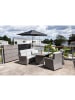 ebuy24 Gartenset Brentwood 4 Grau 145 x 85 cm