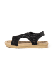 Brasileras Sandalen "Lua" in Schwarz