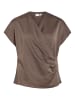 Vila Oberteil mit kurzen Ärmeln in Falcon