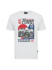 OLDSKULL T-Shirt Asian Retro Camera Graphic in White