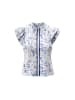 usha WHITE LABEL Women Blouse in Blue White