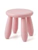 relaxdays Kinderhocker in Rosa - (H)26 x Ø28 cm