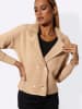 creation L Strickblazer in beige-meliert