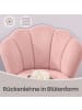 SONGMICS Bürostuhl Laela in Rosa - (B)64 x (H)(79-89) x (T)64 cm