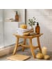relaxdays Hocker in Natur - (B)56 x (H)48 x (T)28,5 cm