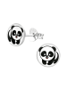 Alexander York Ohrringe, Ohrstecker PANDA in 925 Sterling Silber, 2-tlg.