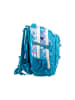 2Be Schulrucksack 66321 in Turquoise with Print