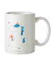 Mr. & Mrs. Panda Kindertasse Einhorn Spaziergang ohne Spruch in Weiß