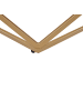 Beliani Couchtisch MALIBU in Beige/Gold - (W) 80 x (H) 41 x (L) 80 cm