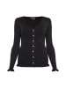 faina Damen Cardigan in SCHWARZ