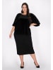 faina Plus Size Blouse in Black