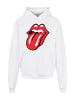 F4NT4STIC Ultra Heavy Hoodie The Rolling Stones Zunge in weiß